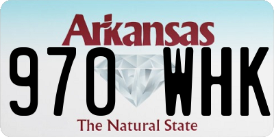 AR license plate 970WHK