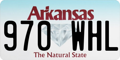 AR license plate 970WHL