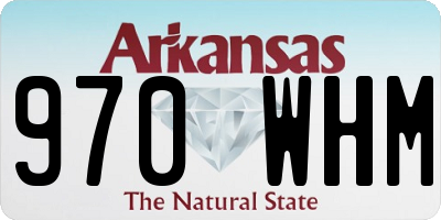 AR license plate 970WHM