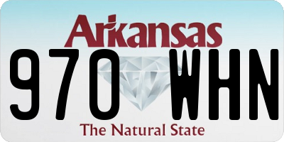 AR license plate 970WHN