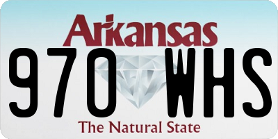 AR license plate 970WHS