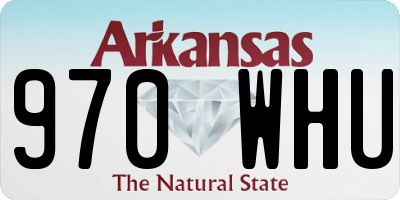 AR license plate 970WHU