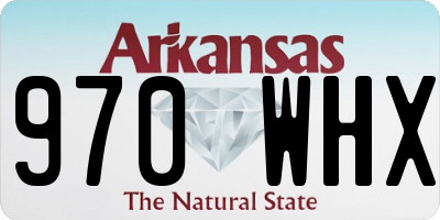AR license plate 970WHX