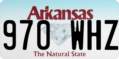 AR license plate 970WHZ