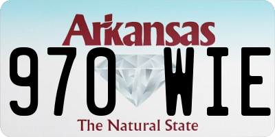 AR license plate 970WIE