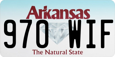 AR license plate 970WIF