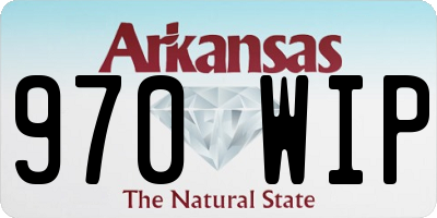 AR license plate 970WIP