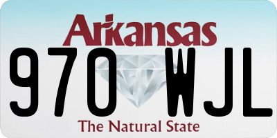 AR license plate 970WJL