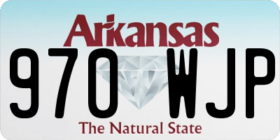 AR license plate 970WJP