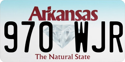AR license plate 970WJR