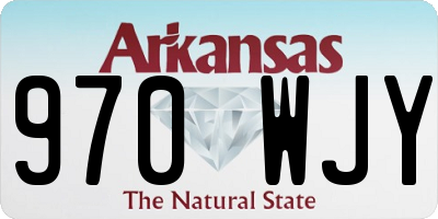 AR license plate 970WJY