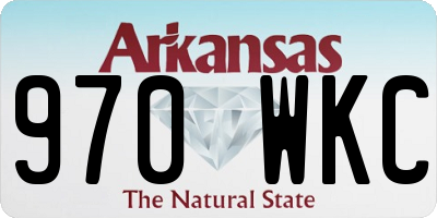 AR license plate 970WKC
