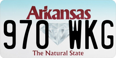 AR license plate 970WKG