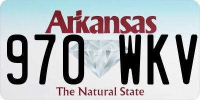 AR license plate 970WKV