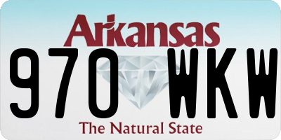 AR license plate 970WKW