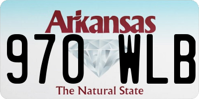 AR license plate 970WLB