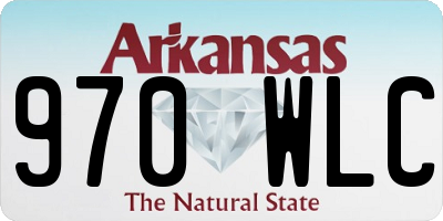 AR license plate 970WLC