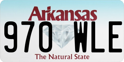 AR license plate 970WLE