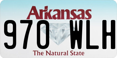 AR license plate 970WLH