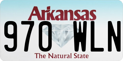 AR license plate 970WLN