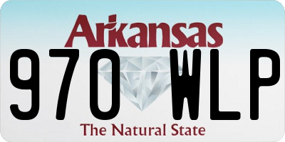 AR license plate 970WLP