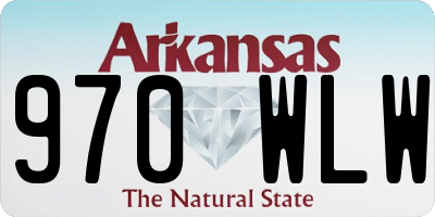 AR license plate 970WLW
