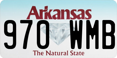 AR license plate 970WMB