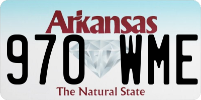 AR license plate 970WME