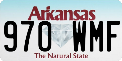 AR license plate 970WMF