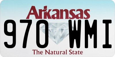 AR license plate 970WMI