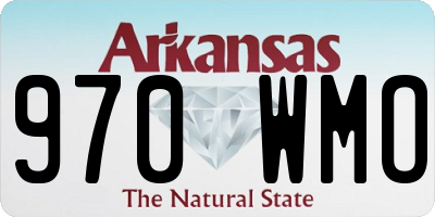 AR license plate 970WMO