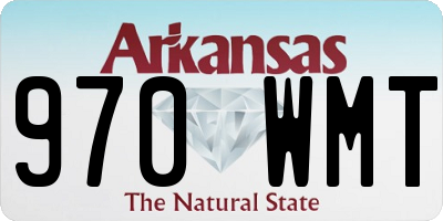 AR license plate 970WMT