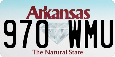 AR license plate 970WMU