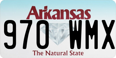 AR license plate 970WMX