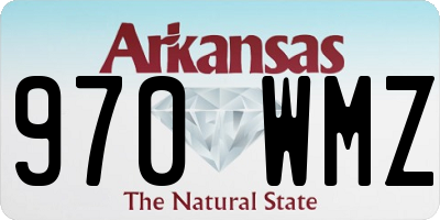 AR license plate 970WMZ
