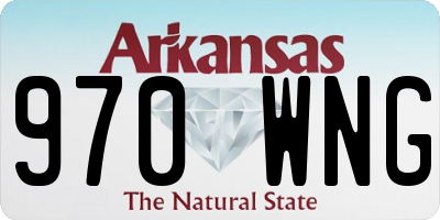 AR license plate 970WNG
