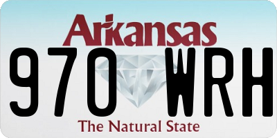 AR license plate 970WRH