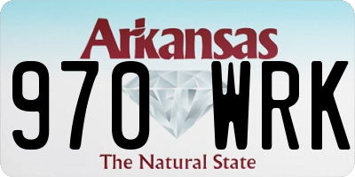AR license plate 970WRK