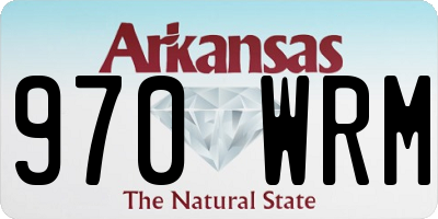 AR license plate 970WRM