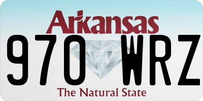AR license plate 970WRZ