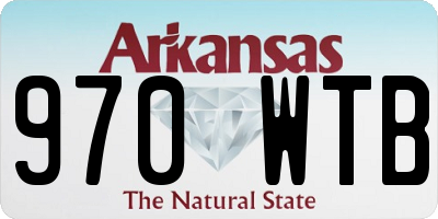 AR license plate 970WTB