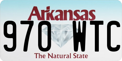 AR license plate 970WTC