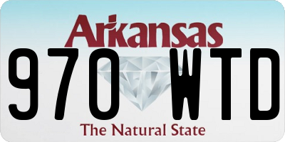 AR license plate 970WTD