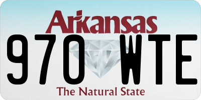 AR license plate 970WTE