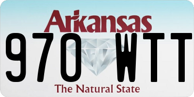 AR license plate 970WTT