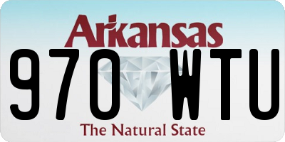 AR license plate 970WTU