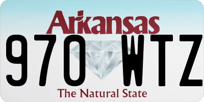 AR license plate 970WTZ