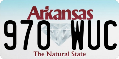 AR license plate 970WUC