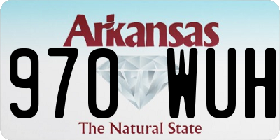 AR license plate 970WUH