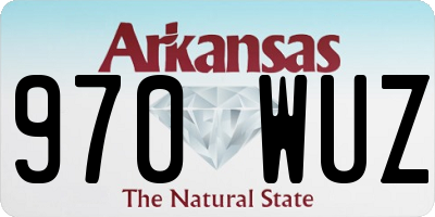 AR license plate 970WUZ